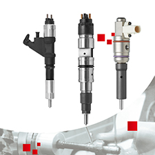 Diesel Engine Injector - Mechanical Injector and CR Injectors Assembly